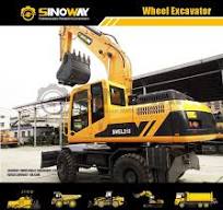Mobile Wheeled Excavator with 21 Ton Operating Weight