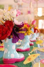 15 April Showers Craft Projects Little Red Window Spring Baby Shower Baby Shower Centerpieces April Baby Shower