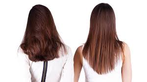 You don't need a complicated hairstyle to look put together. Cut The Back Of Long Hair In A U Shape V Shape Or A Straight Line