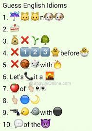 The kids will never get bored on easter with these free holiday puzzles, online egg hunts, and other games. Whatsapp Puzzles Guess The English Idioms And Phrases From Emoticons And Smileys Artofit