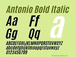 Antonio Font Antonio Bold Italic Font Antonio Bolditalic Font Antonio Bold Italic Version 1 000 Font Ttf Font Uncategorized Font Fontke Com Bold italic text generator tool is an online font changer tool. antonio font antonio bold italic font