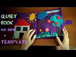 Quiet Book No Sew 32 Pages Lots Of Ideas Template Quiet Book Bez Sivanja Predlozak Diy Quiet Books Quiet Book Diy Busy Books