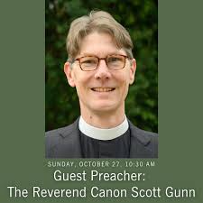 This Sunday at the Cathedral we are joined by two special guests! Join us  at 10:30 am for our Holy Eucharist service with guest preacher The Reverend  Canon Scott Gunn. Father Gunn