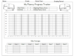 My Fluency Progress Tracker Tj Homeschooling