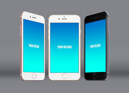 Free Standing Apple Iphone 6s Plus Mockup Psd Apple Iphone 6s Plus Iphone 6s Iphone