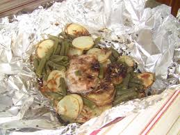 Would it be recommendable to slow roast belly pork wrapped in foil? No Stove No Dishes Ohio Ag Net Ohio S Country Journal Foil Dinners Foil Packet Meals Pork Chop Dinner