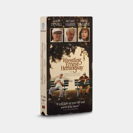 Wrestling Ernest Hemingway VHS Tape