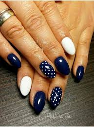 Easy Black And Blue Nail Designs White Enamel Nails Black Enamel Nails And Polka Dot Nail Designs Polka Dot Nail Designs Dot Nail Designs Polka Dot Nails