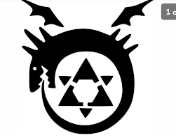 Fullmetal Alchemist Homunculus Symbol Vinyl Car Window Laptop Decal Sticker Ouroboros Tattoo Fullmetal Alchemist Homunculus