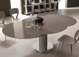 A table on which meals are served in a dining room. Bontempi Giro Round Extending Dining Table Bontempi Tables Bontempi Casa