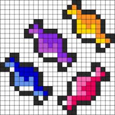 Candicrush Mini Perler Bead Pattern Bead Sprites Food Fuse Bead Patterns Bordados En Punto Cruz Punto De Cruz Punto De Cruz Bebe Patrones