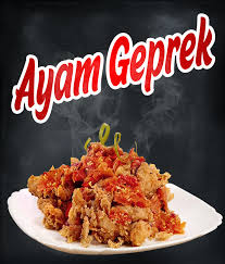 Ayam Geprek Poster Concept For Onefriedchicken Desain Makanan Resep Ayam Ayam