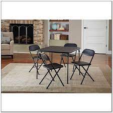 Metal folding chairs are a highly durable seating choice and are great for frequent use, like in office settings. Foldable Round Table Walmart General Table And Chair Sets Card Table And Chairs Card Table Set