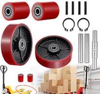 Pallet Jack Truck 7x2" Steer Wheel 3x3.75" Load Wheel w/Bearing Replacement  Kit | eBay