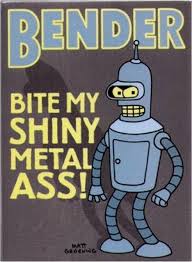 Bite My Shiny Metal Pin On Los Simpsons