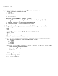 15 which motive is most likely to increase the wish to open a savings account? Acct 5301 Sample Exam 3 Part 1 Multiple Choice Select The Best