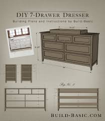 Layout the face frame rails. Build A Diy 7 Drawer Dresser Build Basic