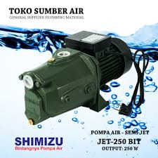 Sementara penggunaan daya listriknya cukup besar yaitu 250 watt. Pompa Air Shimizu Jet 250 Bit Semi Jet Lazada Indonesia