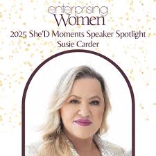 ✨ Get ready for one of the most inspiring sessions at the Enterprising  Women Conference! ✨ Join us this Friday, March 28th from 9:45–10:30 a.m. in  the Summit Ballroom for the 7th