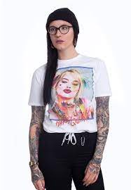 Under $10 · we have everything · returns made easy · huge savings Birds Of Prey Harley Quinn Kiss White T Shirt Impericon Com At