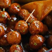20 Minute Pepper Jelly Glazed Meatballs Recipe Yummly Recipe Stuffed Peppers Glazed Meatballs Recipe Glazed Meatballs