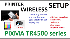 A few requester have already got a canon pixma tr4570s software cd. Canon Pixma Tr4500 Wifi Setup With Canon Print Inkjet Selphy App How To Install Inks And Paper Youtube