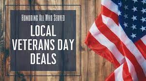 2021 Local Veterans Day Deals For Veterans Military Benefits