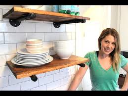 Diy galvanized pipe kitchen shelves are what the doctor ordered to achieve style and function in your home. The 20 Rustic Shelf Easy Diy Project Youtube
