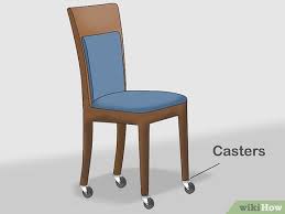 Astonishing kitchen table with rolling chairs inspiration for home. 3 Ways To Increase The Height Of Dining Chairs Wikihow