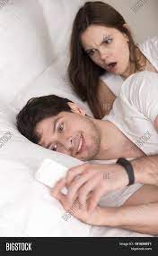 Cuckold husband filming his wife to her lover. Young Shocked Wife Image Photo Free Trial Bigstock