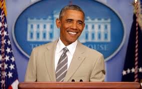 Barack obama was the 44th president of the united states. Obama S Tan Suit Debuted Five Years Ago And Sparked A Huge Controversy The Washington Post
