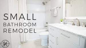 Here are gorgeous bathroom remodel pictures from the industry professionals who created them. Diy Small Bathroom Remodel Bath Renovation Project Youtube