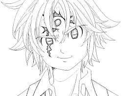 Seven deadly sins grand cross meliodas. Coloriage Seven Deadly Sins Coloriages A Imprimer Gratuits