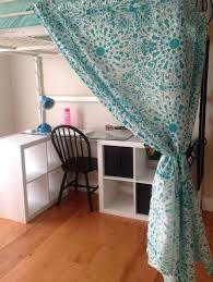 Create A Dressing Area Under The Ikea Tromso Loft Bed Ikea Hackers Ikea Loft Bed Girls Loft Bed Loft Bed