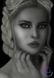 My version is gorgeous too, she whispered and laughed..... Digital artWork  by MMaM.