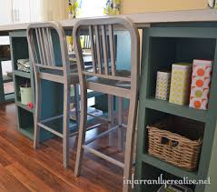 Craft room island makeover is complete! Large Craft Table Infarrantly Creative