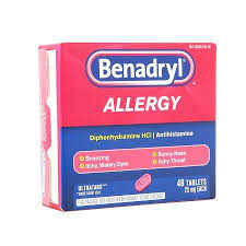 Allergy Sinus Drugstore Box Benadryl Allergies Allergy Relief