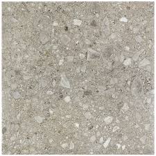 Terrazzo tiles are suitable for small commercial spaces or low traffic areas. Rizo Tortora 24x24 Terrazzo Look Porcelain Tile Tilebar Com