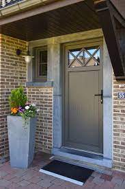 Porte d'entrée coordonnée aux menuiseries les. Pierret Fabricant Belge De Portes Sur Mesure