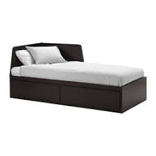 Black Bed Frame With Drawers Twin Flekke Daybed With 2 Drawers 2 Mattresses Black Brown Meistervik Firm Twin In 2020 Ikea Bed Daybed Murphy Bed Plans