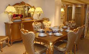 Set Meja Makan Miami Classic Dining Room Furniture Classic Dining Room Luxury Home Furniture