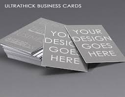 Browse through some of our printed business card samples below for ideas. Thick Business Cards With Colored Printing Large Dubai