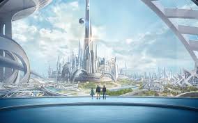 Tomorrowland Movie 2015 Bing Images Tomorrowland Movie Futuristic City Futuristic Art