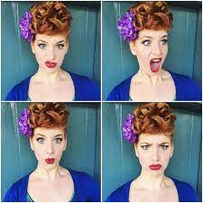 Instagram Photo By Ella Jul 16 2016 At 3 40am Utc Poodle Hair Retro Curls Rockabilly Hair