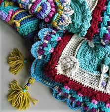 Drops 21 inches down the side of standard mattresses, overstitched with vermicelli quilting for durability and fine surface texture Ravelry High Tea Floral Throw Pattern By Jen Tyler