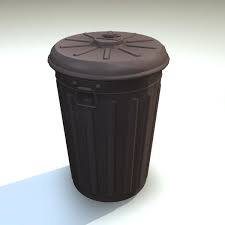 Plastic Trash Bin 3d Model Ad Trash Plastic Model Bin Trash Bins 3d Model Trash Can