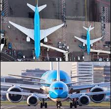I heard that the 777 engines were the same size as the 737 fuselage but you can't really imagine it until you see it. Size Comparison Between 777 And 737 Source In Comments Aviation