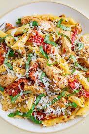 Creamy Chicken And Sundried Tomato Pasta Recipe Tomato Pasta Recipe Pasta Dishes Easy Chicken Pasta Dishes
