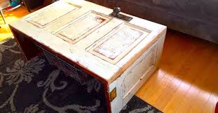 Military campaign style coffee table made by kennedy and retailed through harrods, london. He Saws An Old Door Into Pieces To Create An Incredible Living Room Addition Littlethings Com