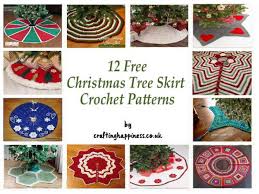 Free holiday delight christmas afghan pattern. 12 Free Christmas Tree Skirt Crochet Patterns Crafting Happiness